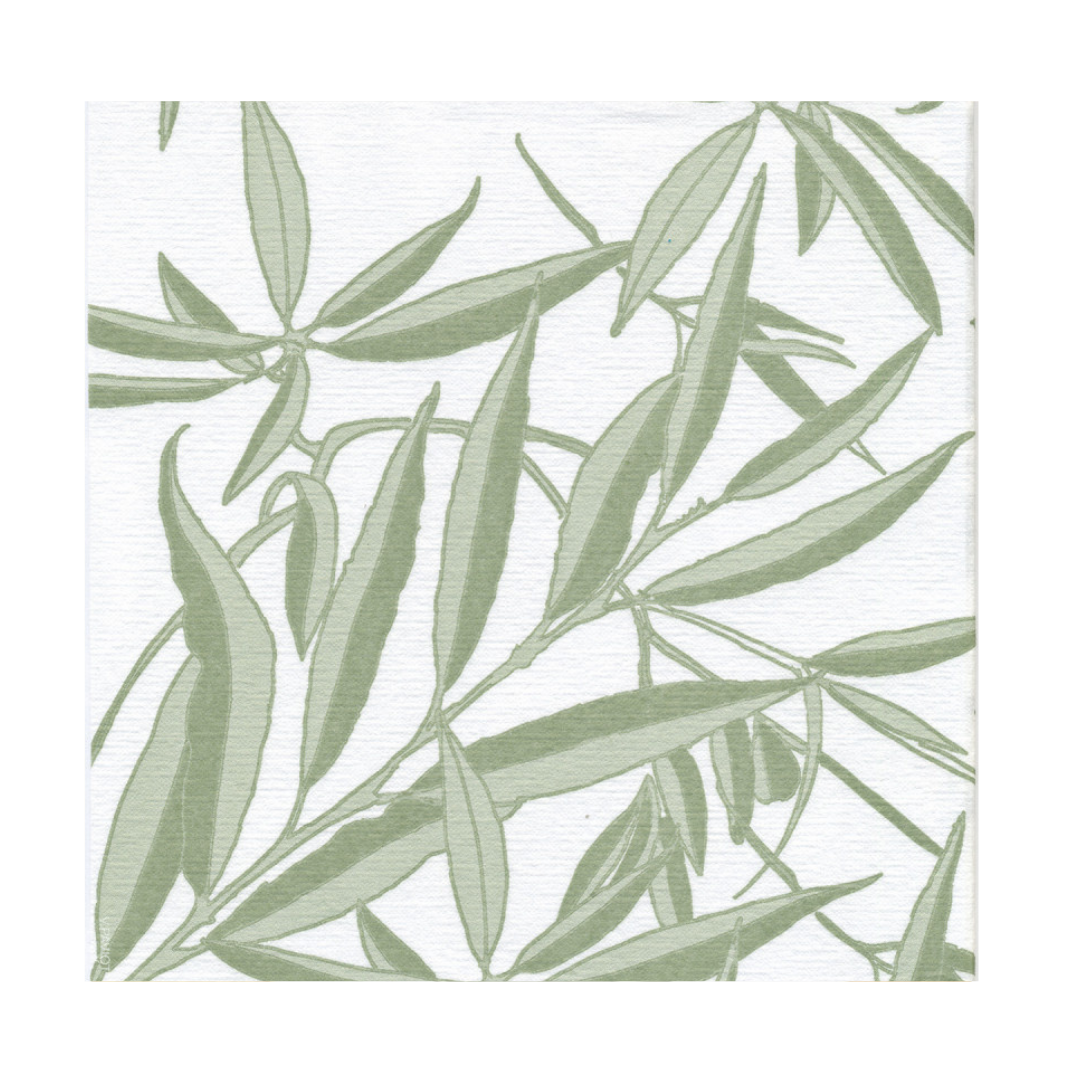 Dinner Napkins - Françoise Paviot - Feuilles de Saule