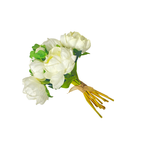 White Floral Bundle - Real Touch