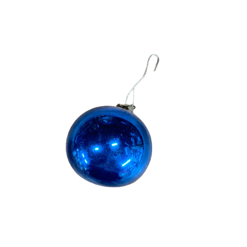 Vintage Blue Ornament