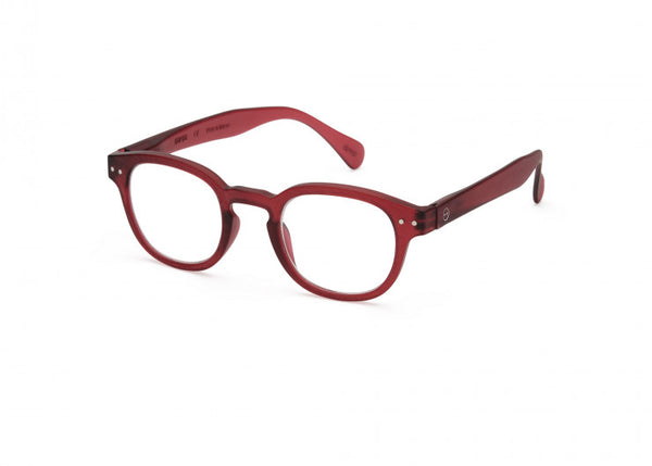 #C Izipizi Reading Glasses - Rosy Red
