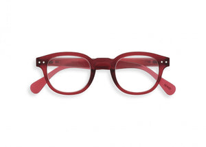 #C Izipizi Reading Glasses - Rosy Red