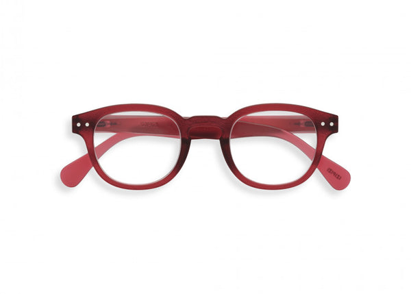 #C Izipizi Reading Glasses - Rosy Red