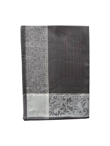 Majesty Tea Towel Pewter/Ivory