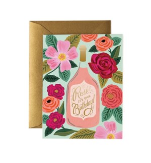Rosé It’s Your Birthday Card