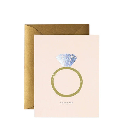 Congrats Diamond Ring Card