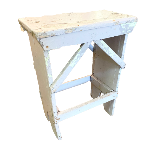 Vintage Original Painted Stool