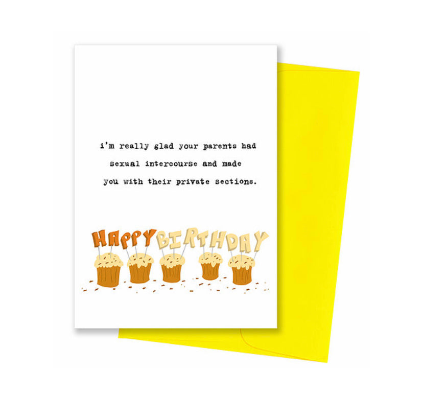 I’m Really Glad Your Parents … Card