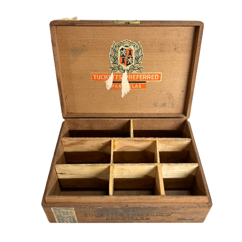 Vintage Tucketts Preferred Panetelas Cigar Box