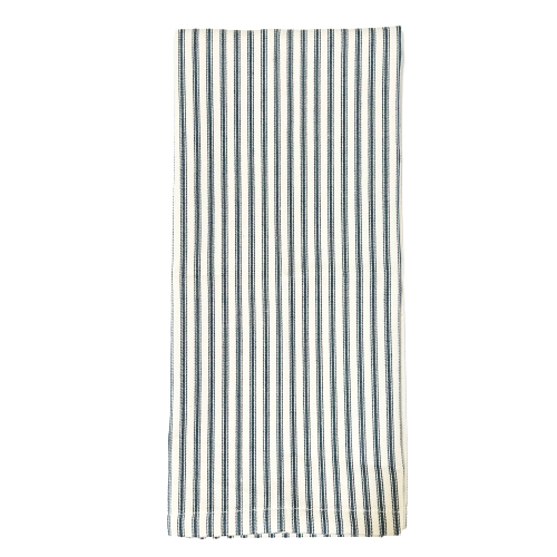 Ticking Tea Towel - Navy