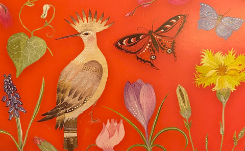 Bird & Butterfly Roger la Borde Red Card