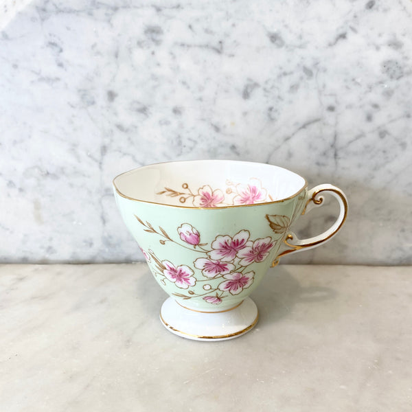 Vintage “Spring Blossom” Foley Cup & Saucer