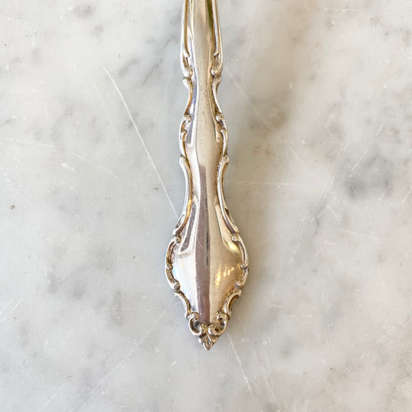 Vintage Silver Serving Fork