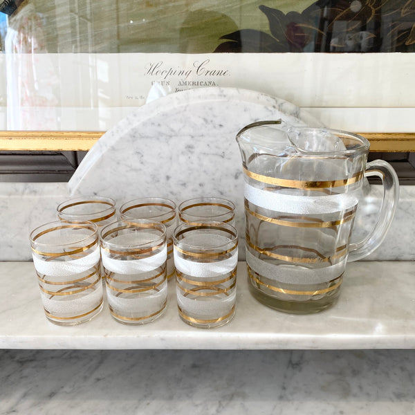 Vintage Gold & Etched Tealight Votives