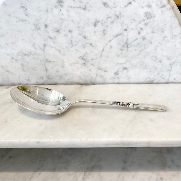 Vintage Silver Serving Spoon