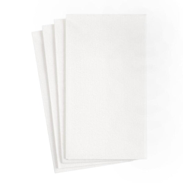 Dinner/Guest Napkins - Paper Linen White