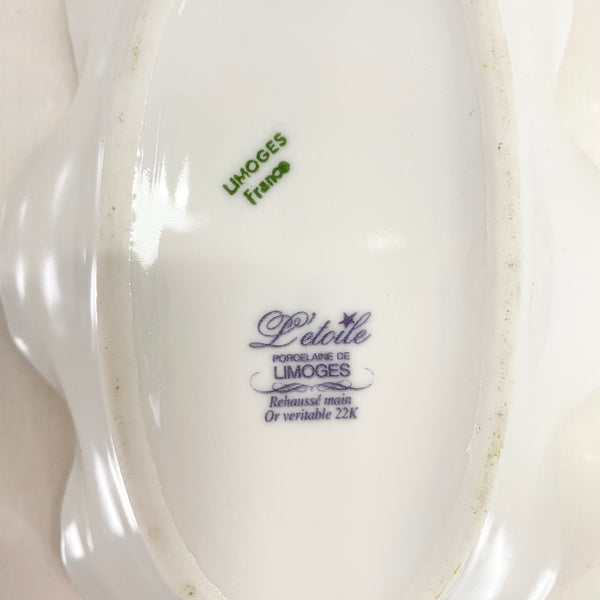 Vintage Limoges Cherub Dish