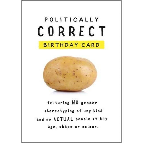 Politically Correct Birthday Card