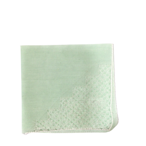 Vintage Mint Green Hankie