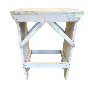 Vintage Original Painted Stool