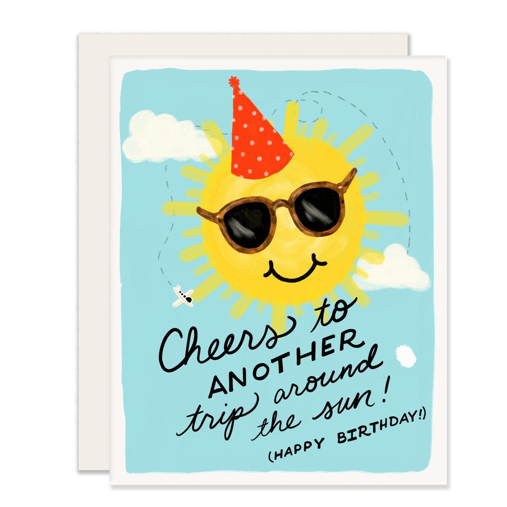 Cheers To Another Trip Around The Sun Card