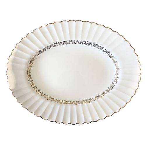 Vintage Meakin Classic White Platter