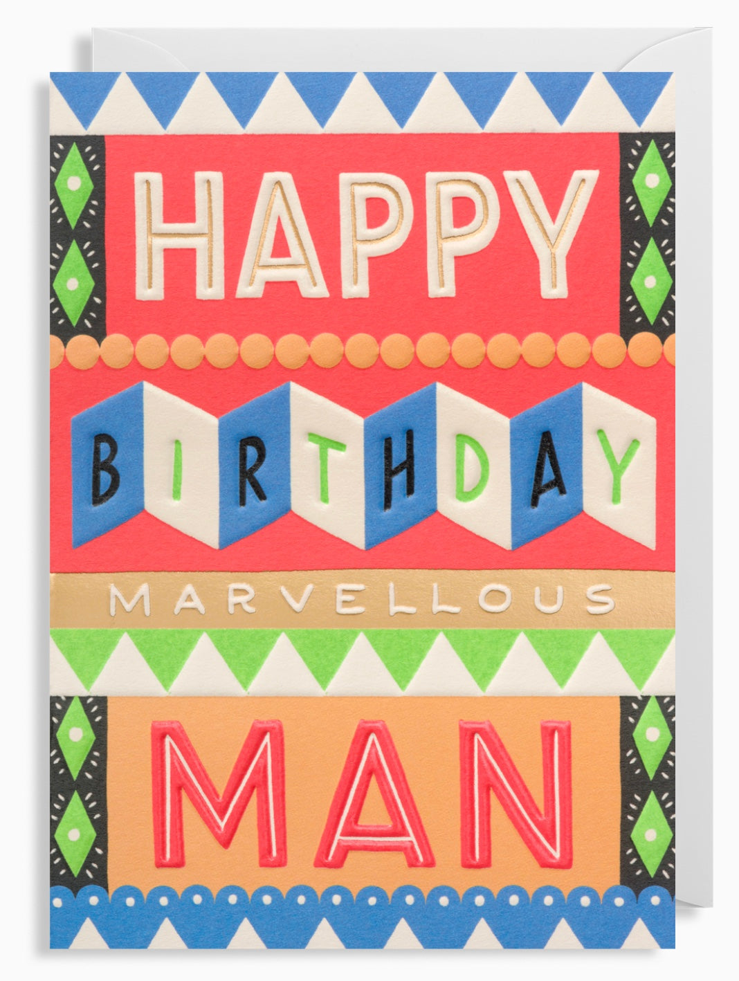 Happy Birthday Marvellous Man Card
