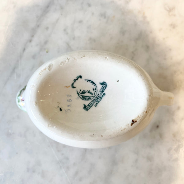 Vintage Floral Gravy Boat