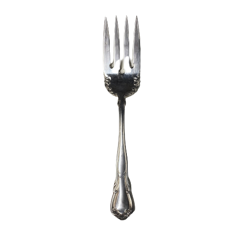 Vintage Silver Serving Fork