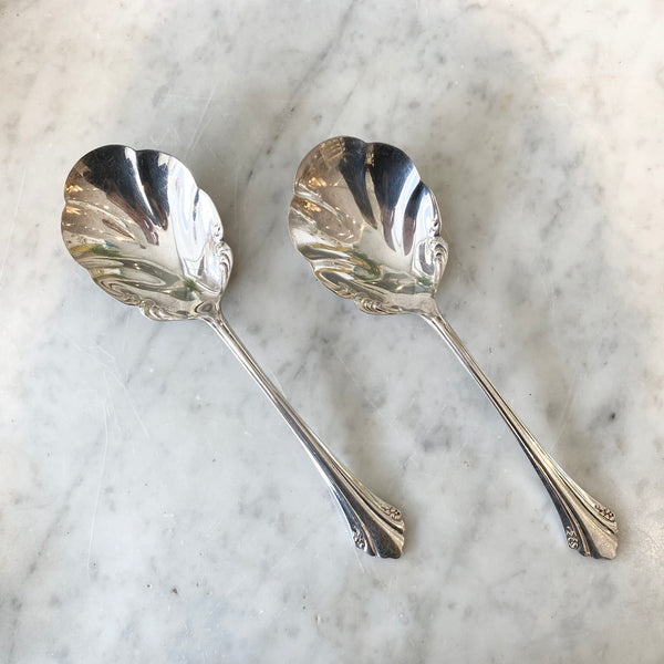 Vintage Silver Serving Spoon IV
