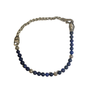 Lapis With Snakehead Clasp