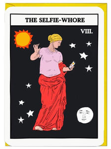 Tarot Card Selfie Whore Card