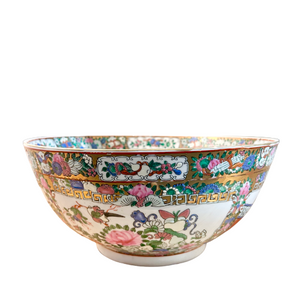 Vintage Large Oriental Export Bowl