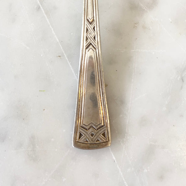 Vintage Silver Petite Serving Spoon