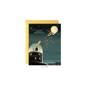 Happy Birthday Moon Card