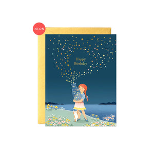 Star Bottle Birthday Card