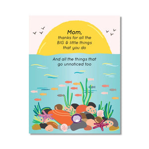 Mom, Thanks For All The Big & Little Things You Do Card