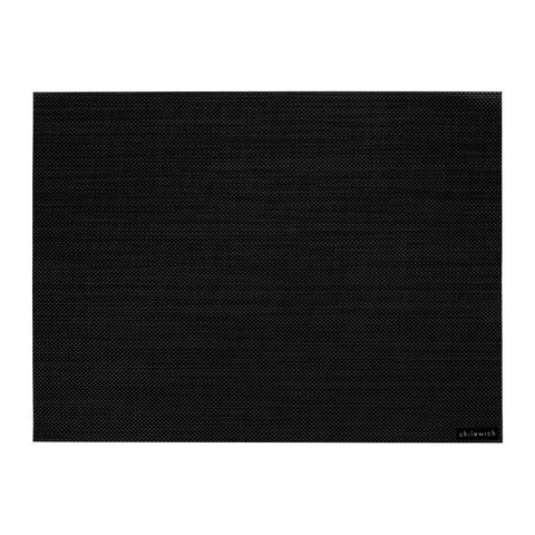 Chilewich Basketweave Rectangle Placemat - Black