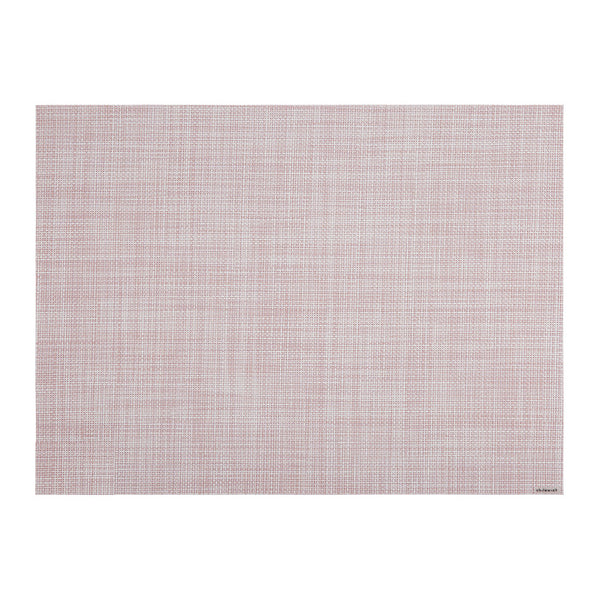 Chilewich Mini Basketweave Rectangle Placemat - Blush