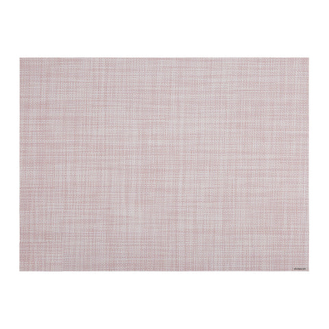 Chilewich Mini Basketweave Rectangle Placemat - Blush