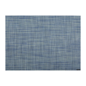 Chilewich Mini Basketweave Rectangle Placemat - Chambray