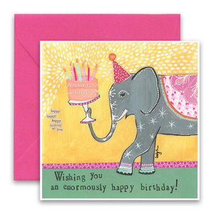 Wishing You An Enormously Happy Birthday Card