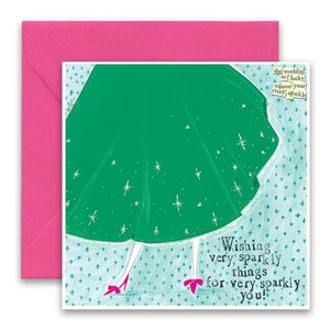 Wishing Very Sparkly Things Greeting Card