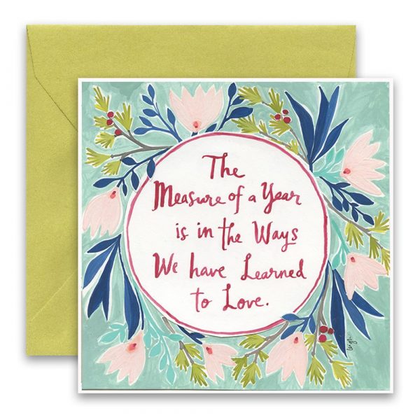 Measure a Year Greeting Card