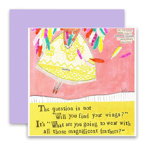 Magnificent Feathers Greeting Card