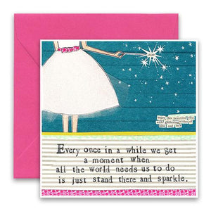 Sparkle Greeting Card