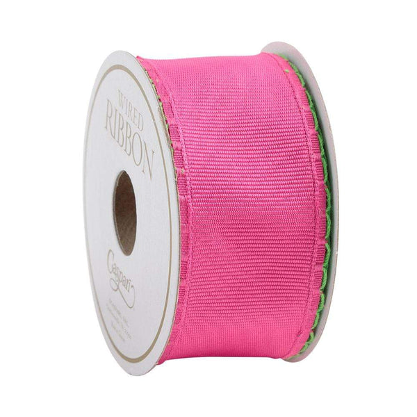 Ribbon - Fuchsia Scallop Edge Wired Ribbon