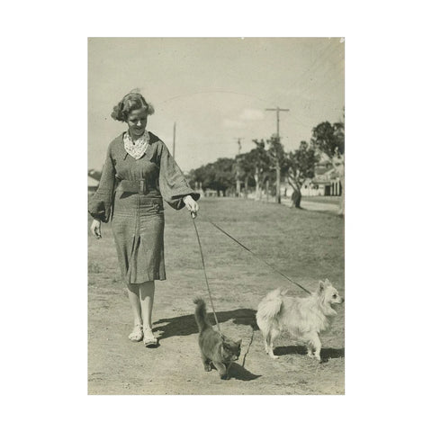 Walking The Dog Card