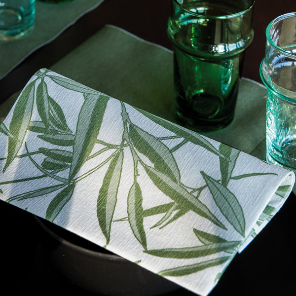 Dinner Napkins - Françoise Paviot - Feuilles de Saule