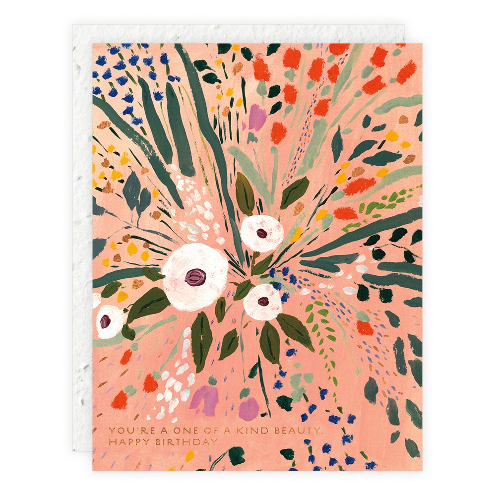 You're A One Of A Kind Beauty Birthday Card