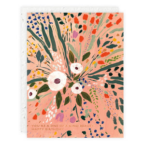 You're A One Of A Kind Beauty Birthday Card